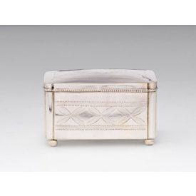 Lengyel art deco cukordoboz