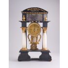 Biedermeier oszlopos asztali óra