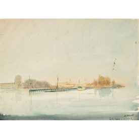 Istókovits Kálmán: Őszi köd (Siófok) 