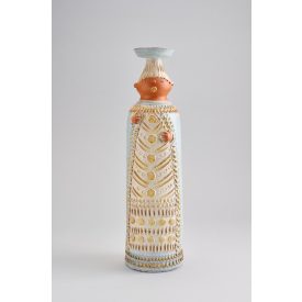 Kiss Roóz Ilona: Figurális gyertyatartó 