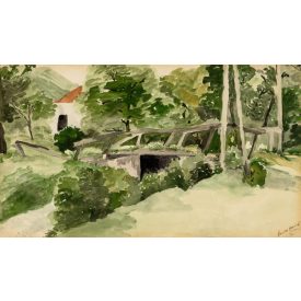 Emőd Aurél: Patak híddal