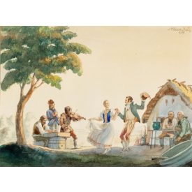 Biczó András: Mulatozók