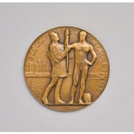 Szegedi Vívóegyesület plakettje, 1924