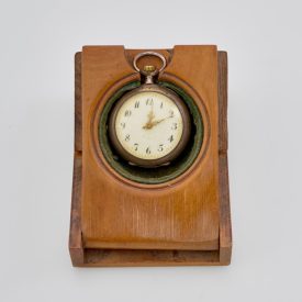 Női ezüst zsebóra tokban