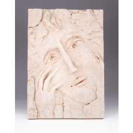 Majoros János: Falikép - Merengés, 1996