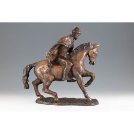 Ismeretlen magyar szobrász: Vágtató lovas