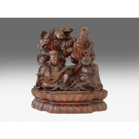 Japán kisplasztika - Szerencseistenek