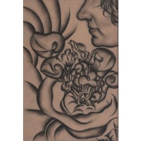 Farkasházy Miklós: Nő virágcsokorral, 1925