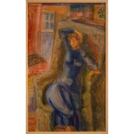 Bene Géza: Hölgy fotelban, 1939