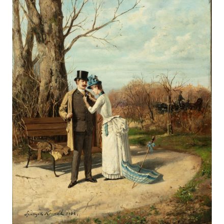 Spányik Kornél: Vasárnap délután, 1888