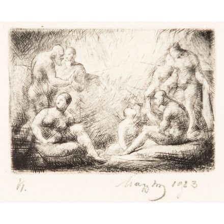 Zsögödi Nagy Imre: Akt kompozíció, 1923