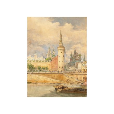 Franz Alt: Moszkvai részlet, 1854