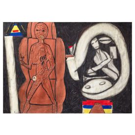   feLugossy László: Katapult (Repülőgépen elszállva), 2002