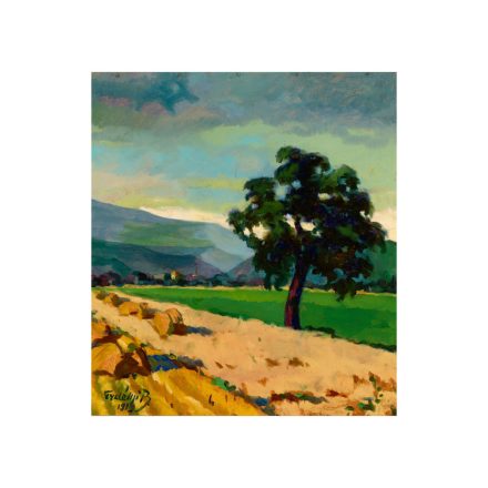 Erdélyi Béla: Tájkép, 1919