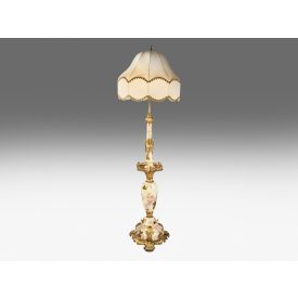 Zsolnay állólámpa, a Rokokó-sorozatból