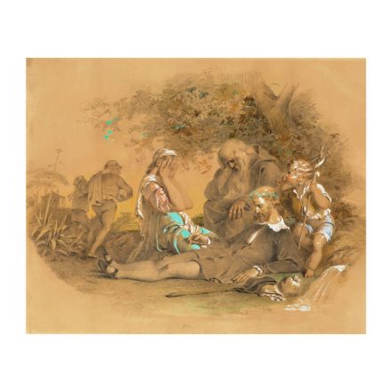 Zichy Mihály: Correggio halála