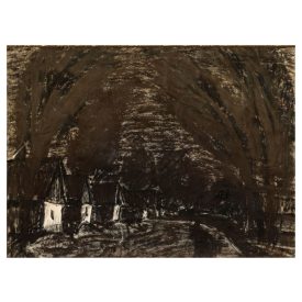 Nagy István: Falusi utca este