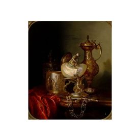 Schaffer Béla Adalbert: Asztali csendélet, 1851