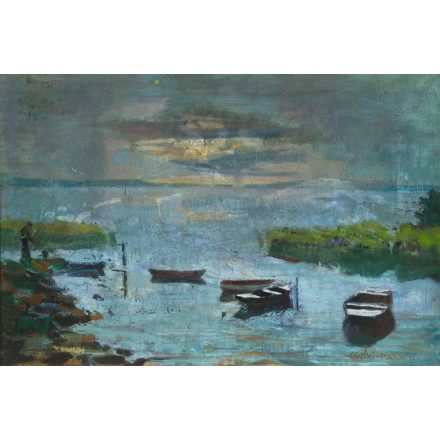 Csáki-Maronyák József: Balatoni este