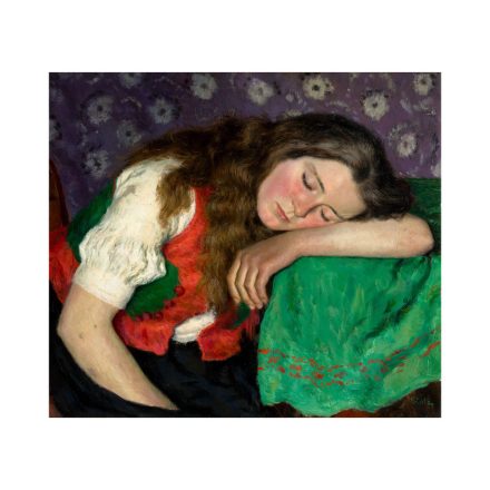 Glatz Oszkár: Alvó leány