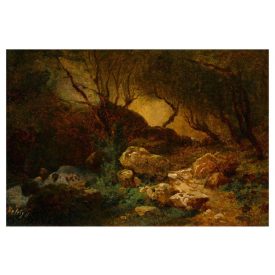 Kelety Gusztáv: Erdőrészlet