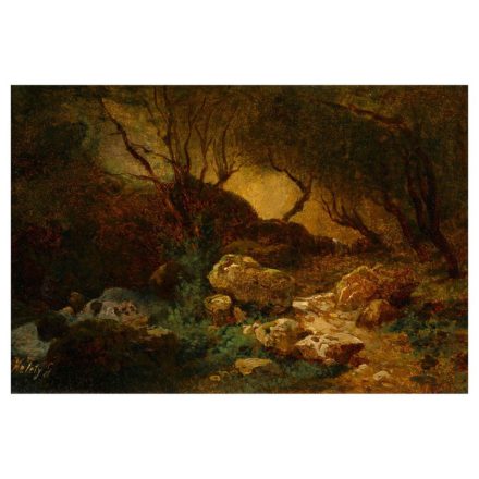 Kelety Gusztáv: Erdőrészlet