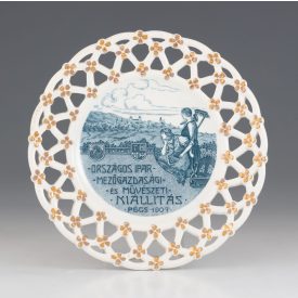 Zsolnay dísztányér