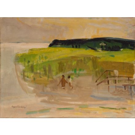 Szentiványi Lajos: Vízparti részlet