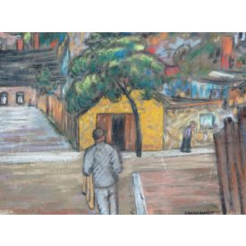 Farkasházy Miklós: Utcarészlet