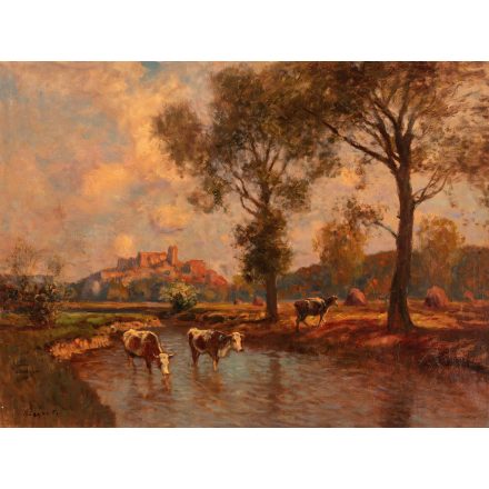 Olgyay Ferenc: Folyópart 