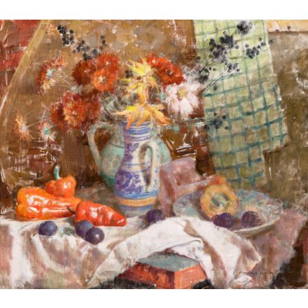 Kontuly Béla: Csendélet vázákkal