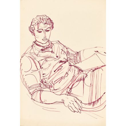 Hincz Gyula: Ülő alak