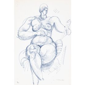 Hincz Gyula: Női akt tanulmány