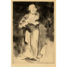 Szász Endre: Anya gyermekével