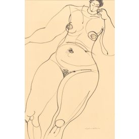 Hincz Gyula: Álló női akt I.