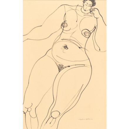 Hincz Gyula: Álló női akt I.