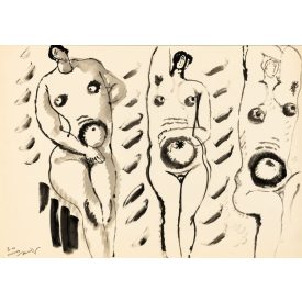 Hincz Gyula: Nő, Nap, Hold