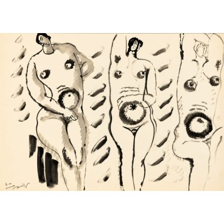 Hincz Gyula: Nő, Nap, Hold