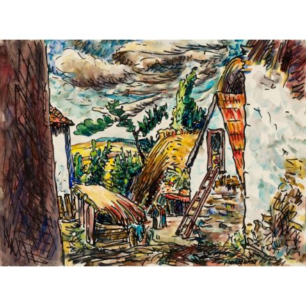 Farkasházy Miklós: Tanyaudvar