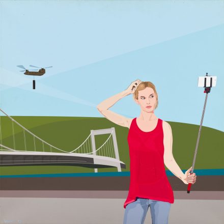 Weiler Péter: Az új szabadságszobor érkezése - páros kép