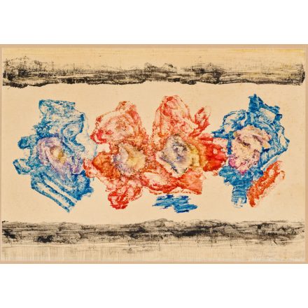 Czumpf Imre: Kompozíció vörössel, kékkel