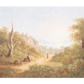 Koczkás jelzéssel: Itáliai tájkép 