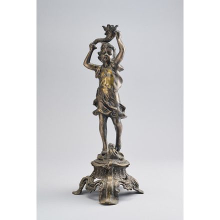 Női figurális gyertyatartó