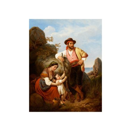 Kovács Mihály: Pihenő család