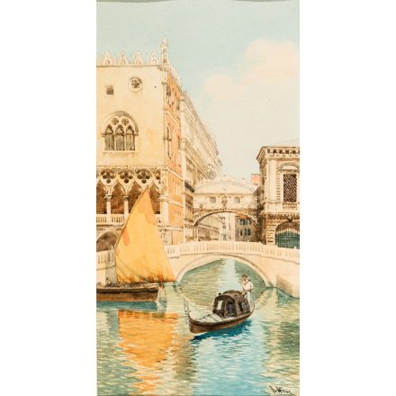 A. Augustus Neve: A Sóhajok hídja Velencében