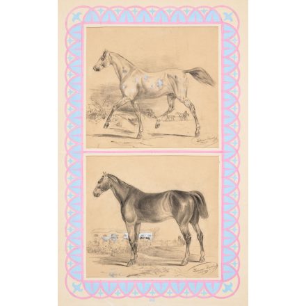 Lechner Károly: Lovak  (1863)