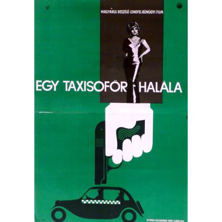 Egy taxisofőr halála / Ostatnikurs plakát, 1964