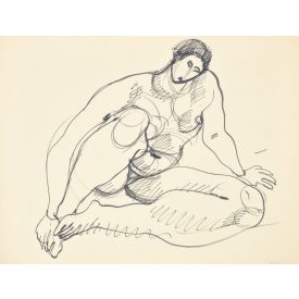 Hincz Gyula: Üő női akt