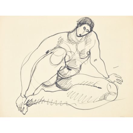 Hincz Gyula: Üő női akt