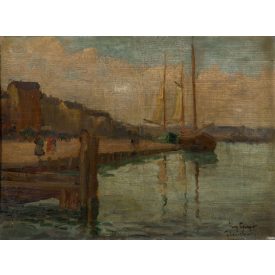 Csapó Jenő: Kikötő (Flensburg)